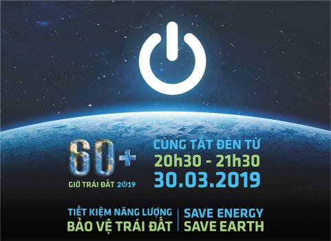 “Earth hour 2019 save energy – save earth”