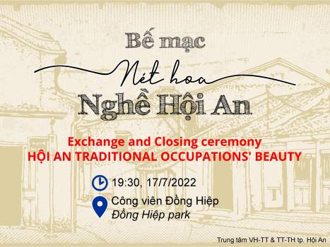 Event “Hội An traditional occupations’ beauty” - the honor of traditional occupations & creativity towards the future