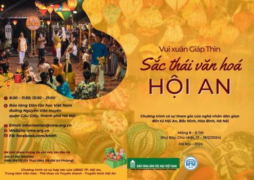Thông tin sự kiện  "Sắc thái văn hóa Hội An” tại Hà Nội
