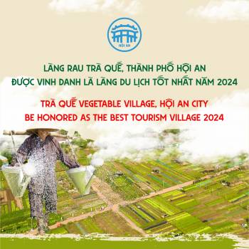 Thông tin làng rau Trà Quế, Hội An được vinh danh...