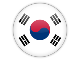 korea south round icon 256